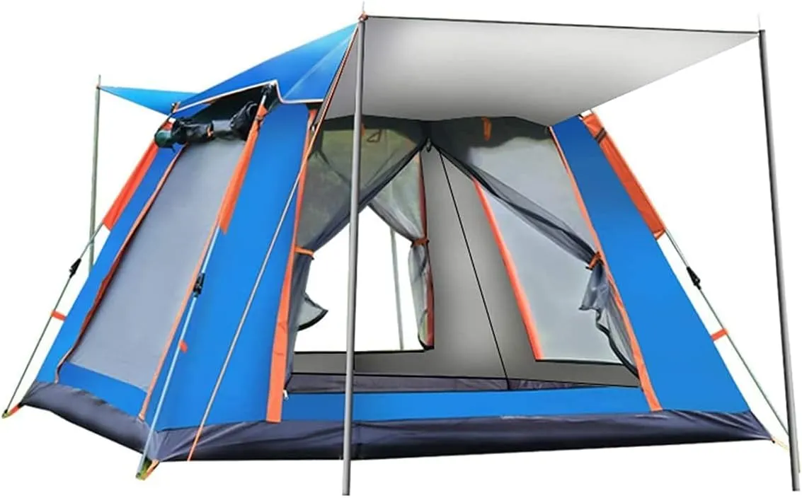 NIEH Dome Camping Tent 3-5 Person 4 Season Double Layers Waterproof Anti-UV Windproof Tents Family Outdoor Camping Tent