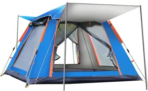NIEH Dome Camping Tent 3-5 Person 4 Season Double Layers Waterproof Anti-UV Windproof Tents Family Outdoor Camping Tent