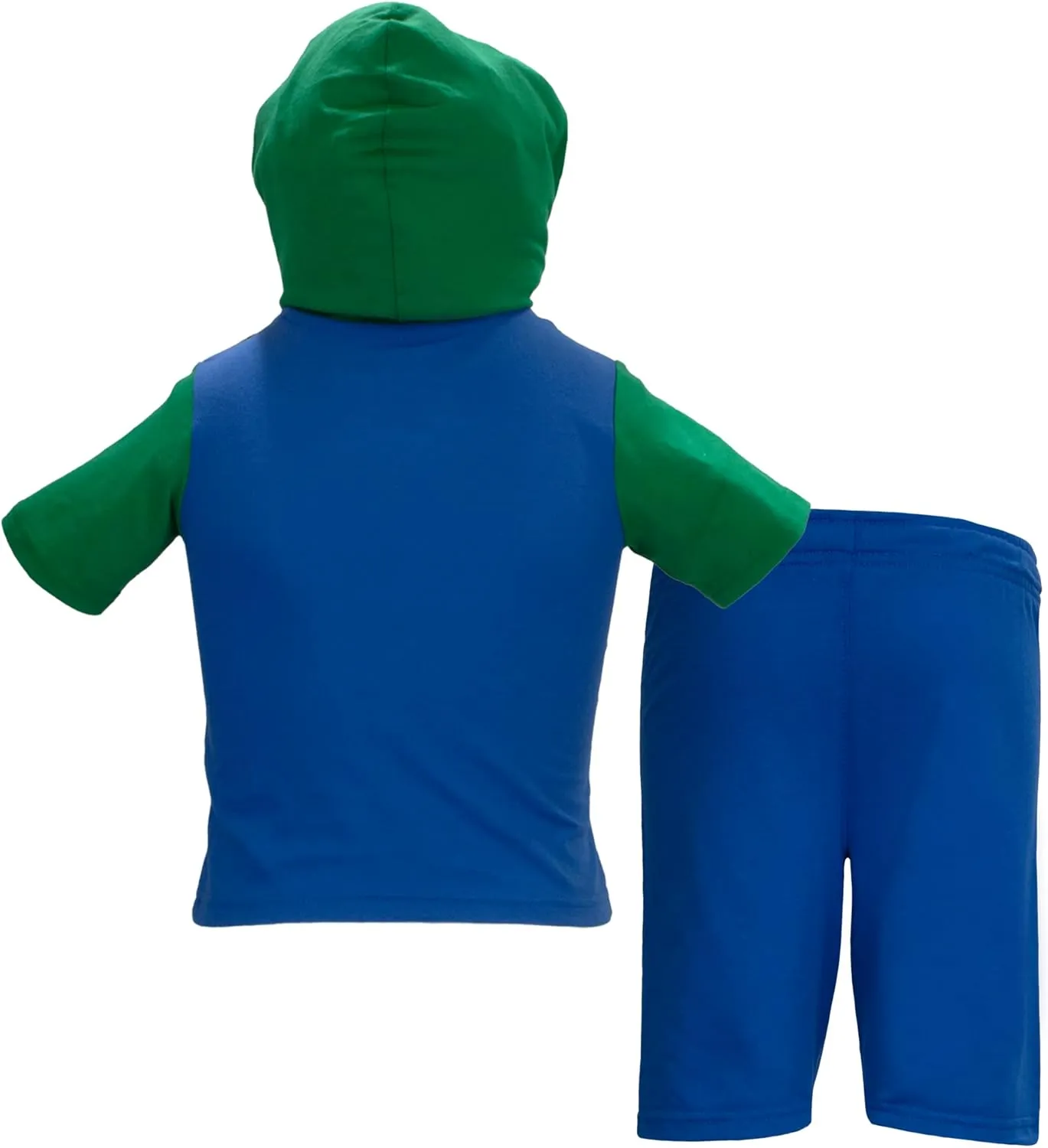 Nintendo Characters Super Mario Lightweight Costume Short Sleeve Hoodie T-Shirt & Shorts Set