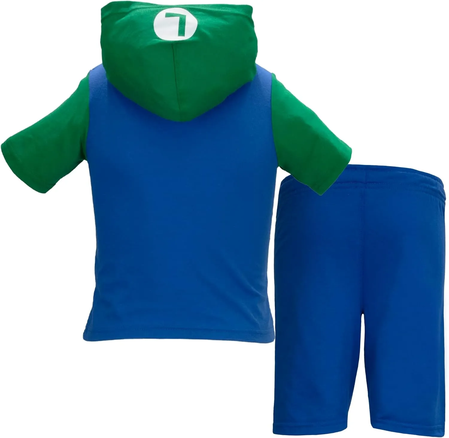 Nintendo Characters Super Mario Lightweight Costume Short Sleeve Hoodie T-Shirt & Shorts Set