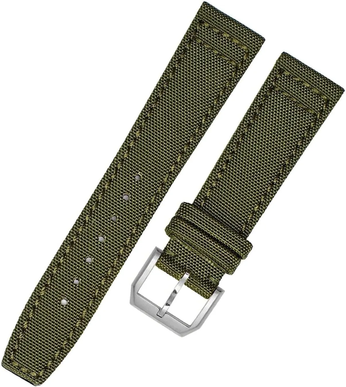 Nylon Canvas Fabric Watch Band For IWC Pilot Spitfire Timezone TopGun Strap Wristwatch Straps 20mm 21mm 22mm