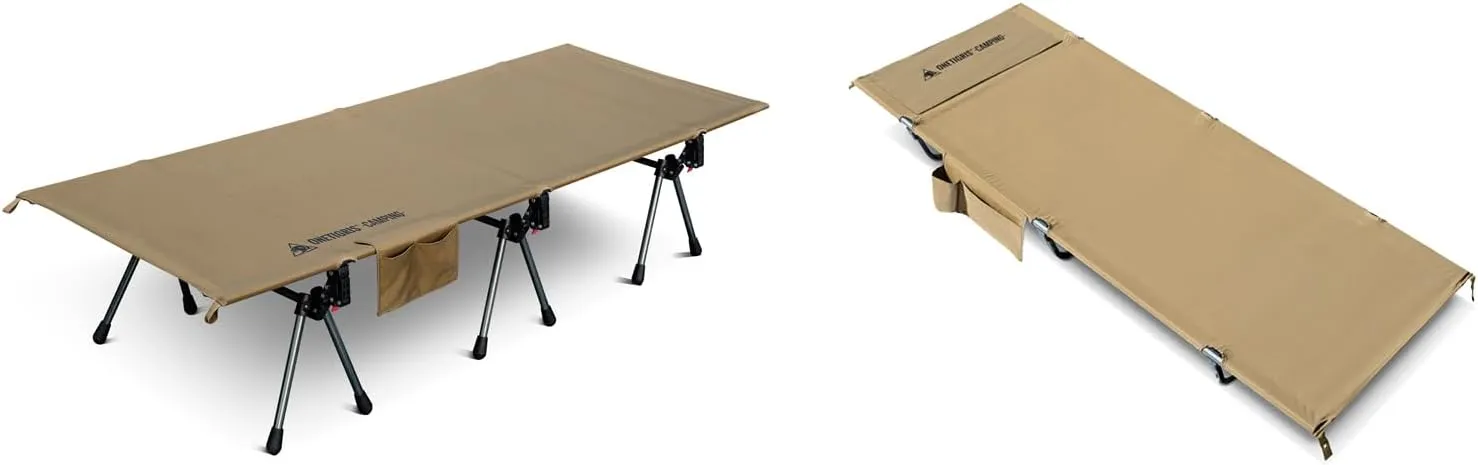 OneTigris SUPRANUBIS Height Adjustable Camping Cot SUPRAGRIS Ultralight Camping Cot