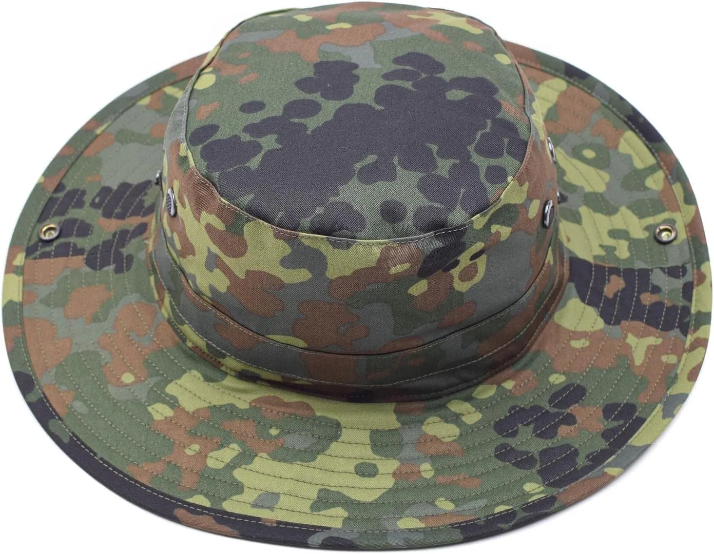 Original German Army Boonie Hat Flecktarn & Desert Camouflage Camping Hunting Outdoor Summer Cap