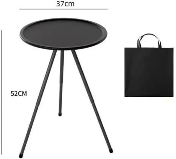 Outdoor Camping Adjustable Round Table Folding Table Convenient Table