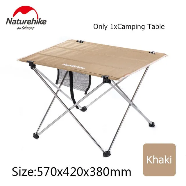 Outdoor Camping Metal Folding Up Picnic Aluminum Advanced technology Foldable Naturehike Table Patio Collapsible Lightweight Portable Roll Limited offer Table
