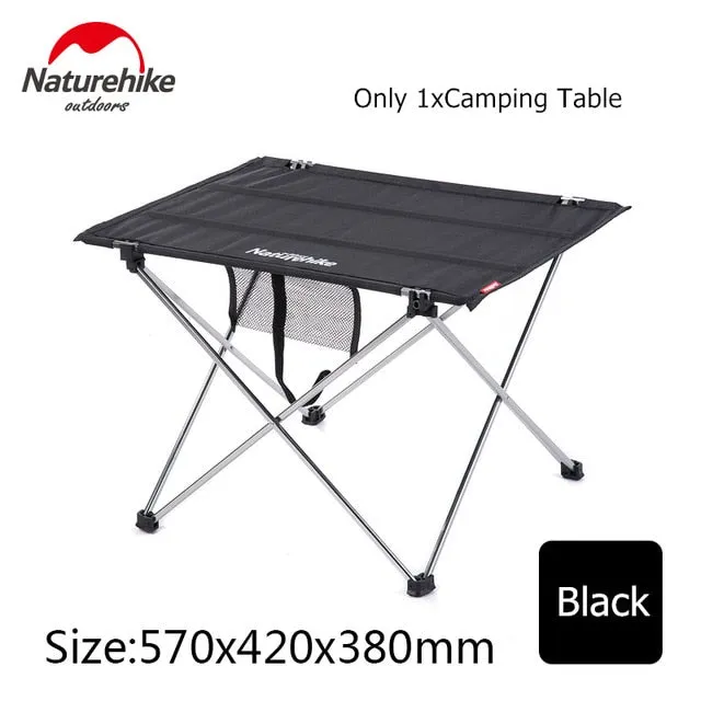 Outdoor Camping Metal Folding Up Picnic Aluminum Advanced technology Foldable Naturehike Table Patio Collapsible Lightweight Portable Roll Limited offer Table