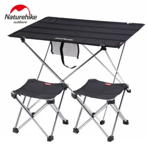 Outdoor Camping Metal Folding Up Picnic Aluminum Advanced technology Foldable Naturehike Table Patio Collapsible Lightweight Portable Roll Limited offer Table
