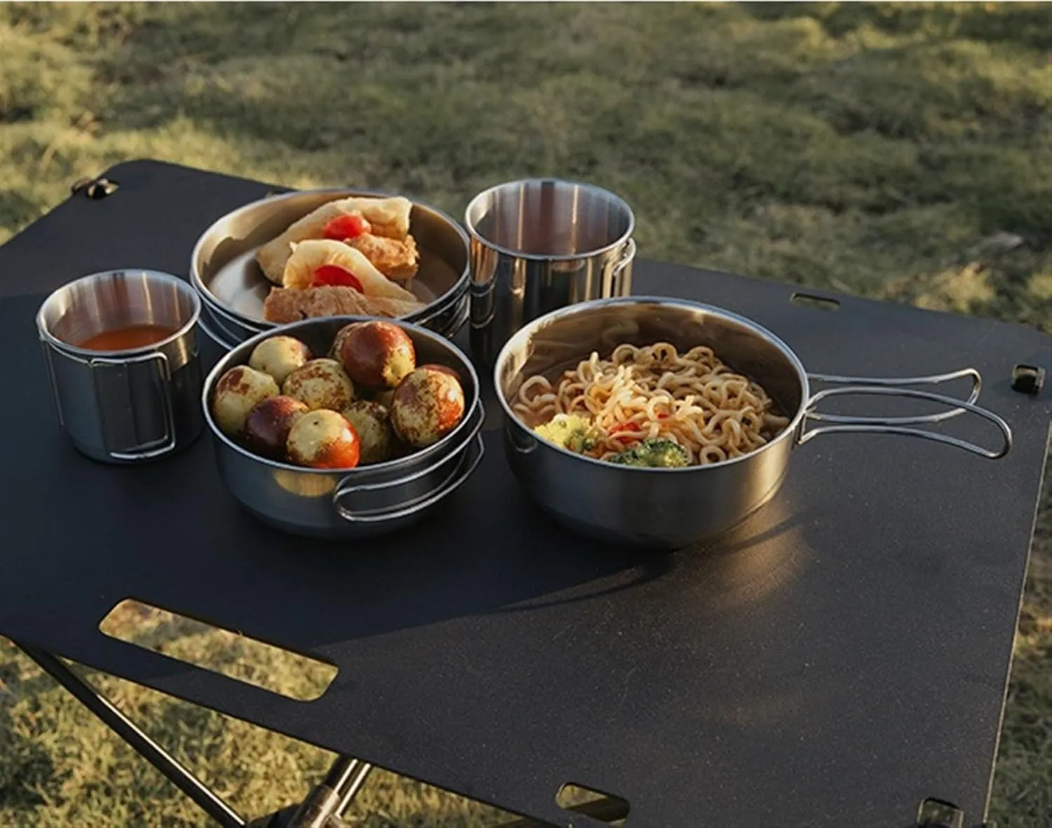 Outdoor Camping Table Portable Beach Table Aluminum Ultralight Folding Camping Table Multifunction Table Camping Furniture