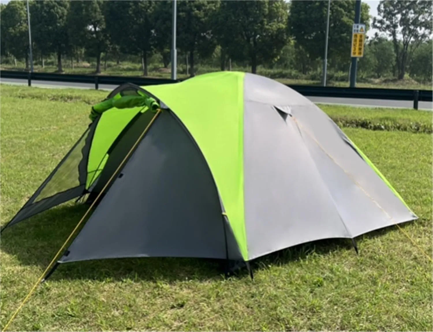 Outdoor Camping Tent Four Seasons Windproof and Rainproof Double-Layer Portable Travel Tent