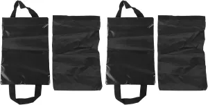 Outdoor Camping Tent Sand with Clamp, Windproof Fixing Sandbag for Shelters, Durably and, Includes 2 Outer and 2 Inner Pockets, Convenient Carry Handle