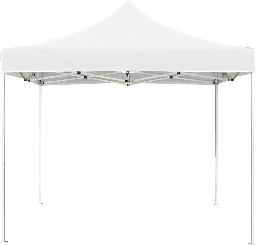 Outdoor Canopy Tent Party Tent Professional Folding Party Tent Aluminum 9.8'x9.8' White Tent with UV Protection and Waterproof Fabric