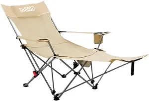 Outdoor Folding Chair Adjustable Recliner Portable Leisure Chair