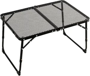Outdoor Portable Folding Table Aluminum Frame Desk Camping Table for Traveling, Barbecue, Beachs