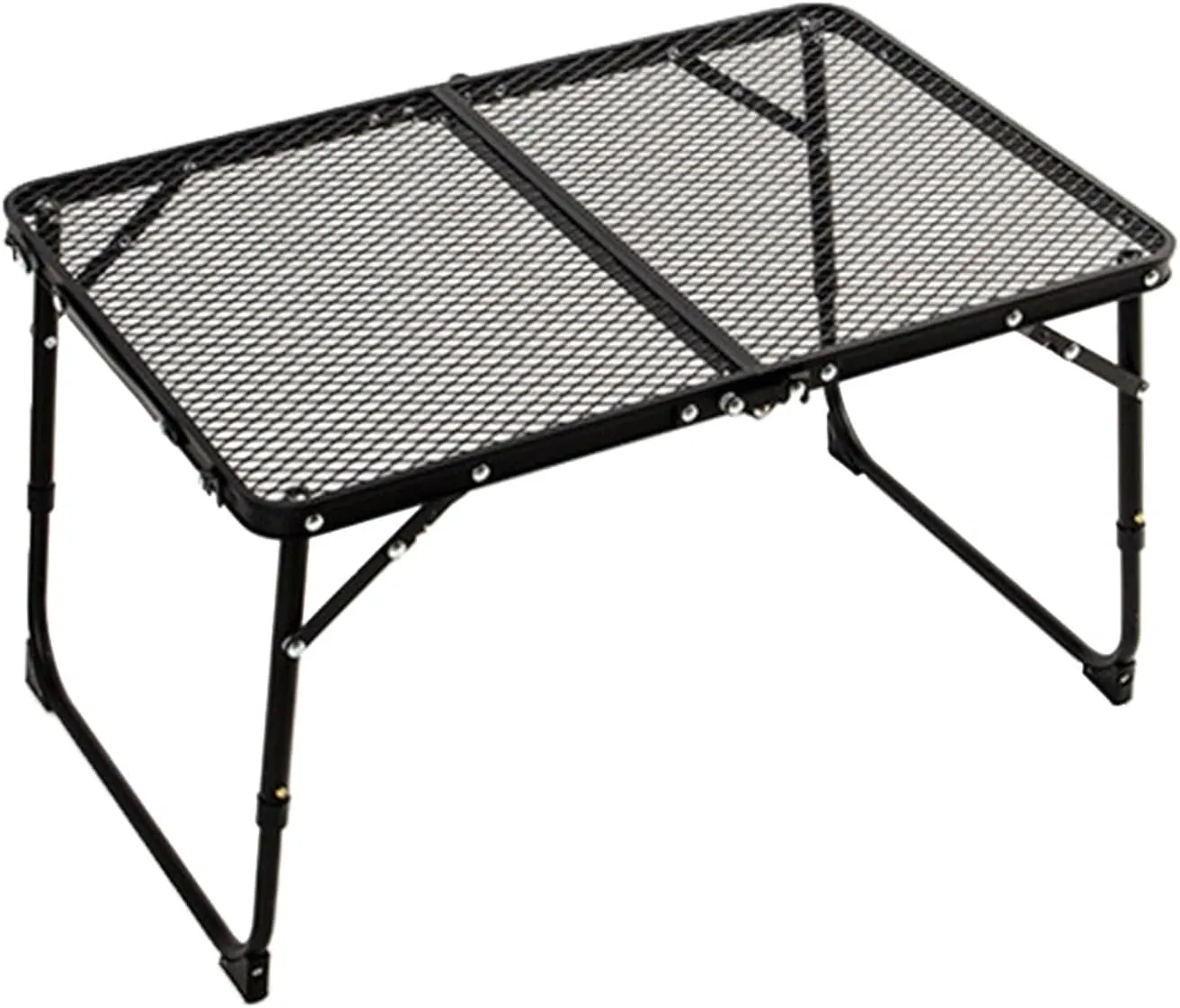 Outdoor Portable Folding Table Aluminum Frame Desk Camping Table for Traveling, Barbecue, Beachs