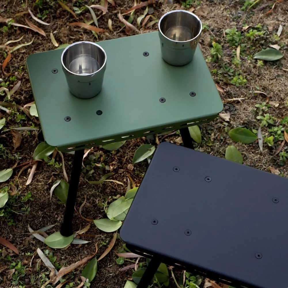 Outdoor Table Camping Stool Aluminum Alloy Portable Picnic Fishing Desk air,B01,1