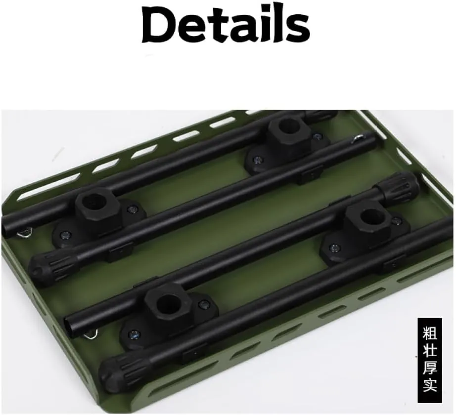Outdoor Table Camping Stool Aluminum Alloy Portable Picnic Fishing Desk air,B01,1