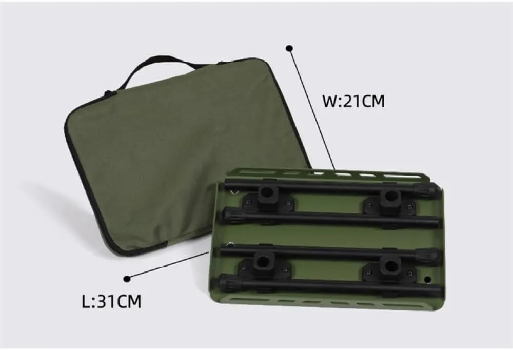 Outdoor Table Camping Stool Aluminum Alloy Portable Picnic Fishing Desk air,B01,1
