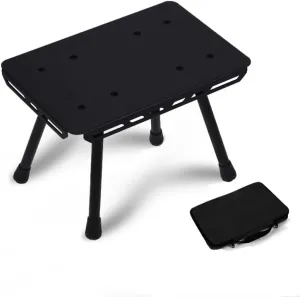 Outdoor Table Camping Stool Aluminum Alloy Portable Picnic Fishing Desk air,B01,1