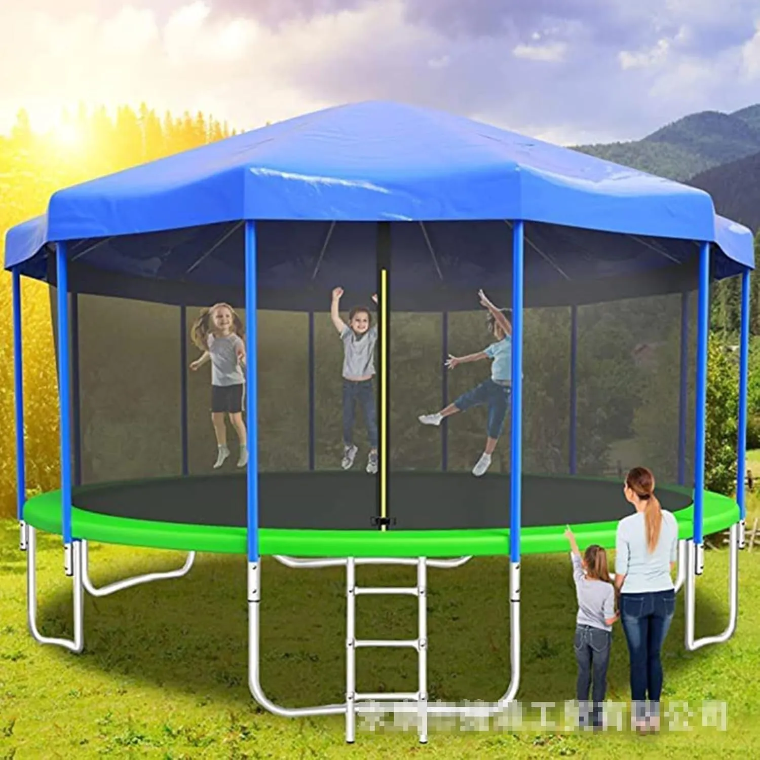 Outdoor Trampoline Canopy Fitness Trampoline Tent Cloth Trampoline Frame Accessories, Sunshade Cover, Rainproof Snow