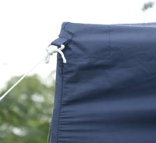 Outsunny Slant Leg Easy Pop-Up Canopy Party Tent, 10 x 10-Feet, Blue