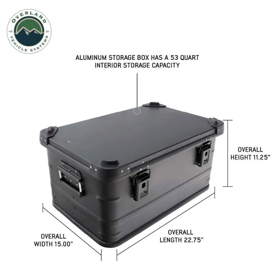 OVS Aluminum Box Storage 53 QT