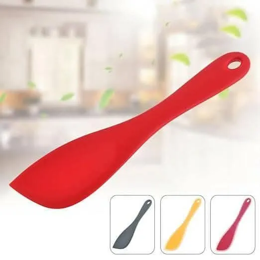 P-plus international silicone spatulas for non-stick cooking (multi colour, pack of 2)