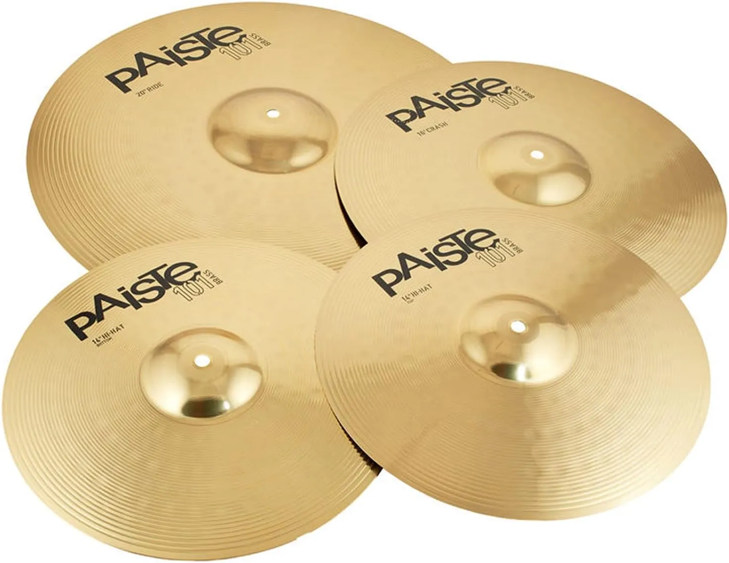 Paiste 101 Brass Universal Cymbal Set - 14/16/20 inch