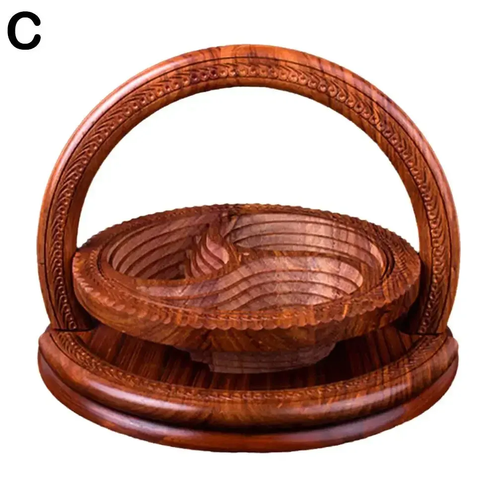 Pakistani Wood Foldable Fruit Basket