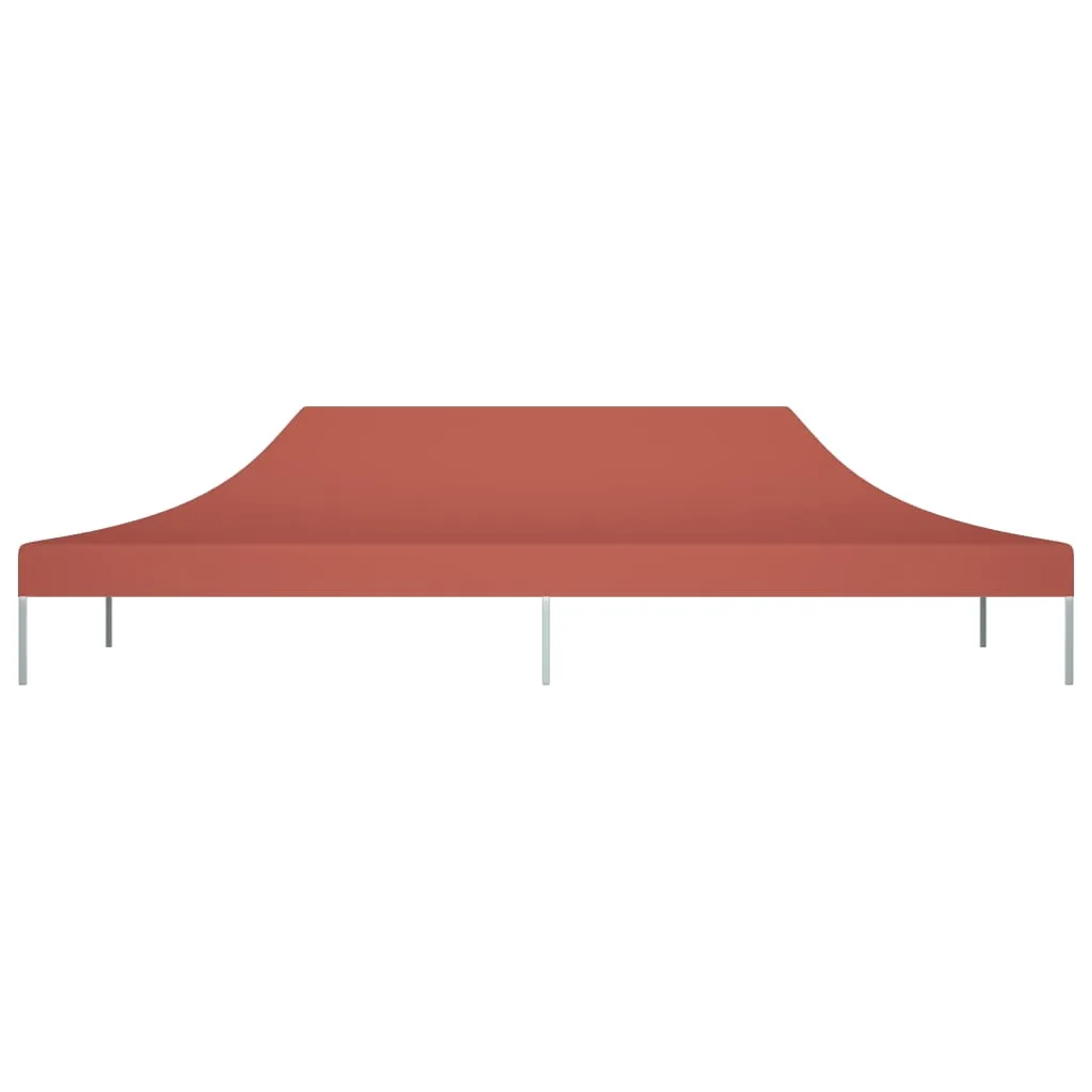 Party Tent Roof 6x3 m Terracotta 270 g/m²