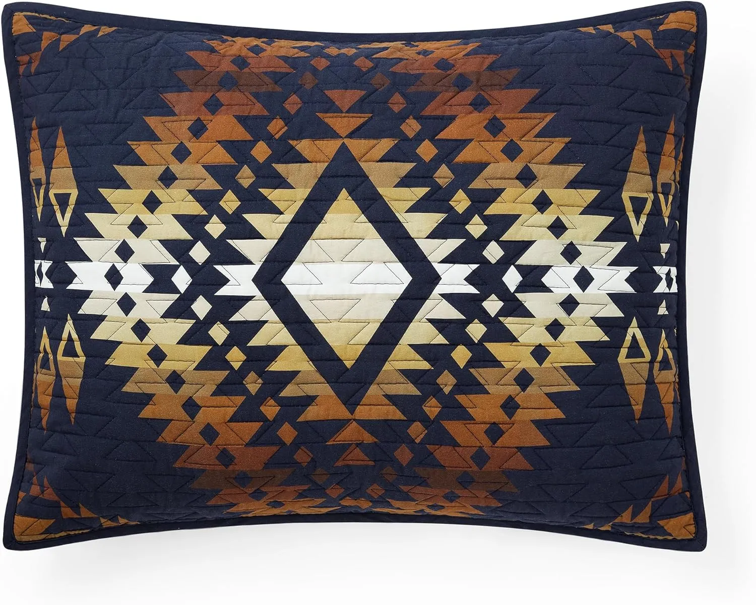 PENDLETON Mission Trails Full/Queen Size Quilt Set Breathable Cotton Bedding Cover, Rustic Home Decor Bedspread, Cozy Lightweight Quilt with Matching Pillowcases, Full/Queen, Sky Captain