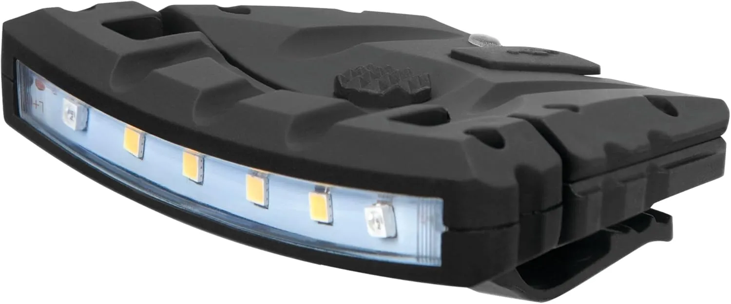Performance Tool W2336 LED Hat Clip Light for Hands-Free Illumination with Rechargeable Battery and Adjustable Head
