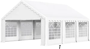 PHI VILLA 20'x16' Outdoor Heavy Duty Party Tent Large Commercial Canopy Wedding Event Shelter with Removable Sidewalls & 3 Storage Bags for Patio Outdoor Garden Events, White