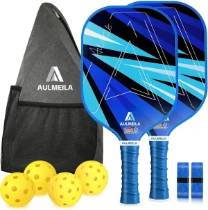 Pickleball Paddles Set of 2, 2025 USAPA Approved Pickleball Set