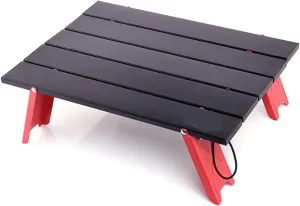 Picnic Tables, Camping Mini Portable Foldable Table for Outdoor Picnic Barbecue Tours Tableware Ultra Light Folding Computer Bed Desk
