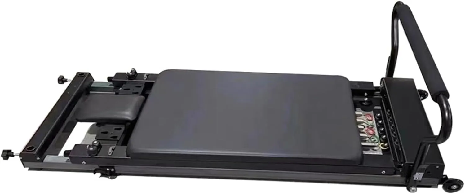 Pilates Equipment Multi-Function Sliding Aluminum Alloy Black Yoga Pilates Core Bed