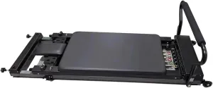 Pilates Equipment Multi-Function Sliding Aluminum Alloy Black Yoga Pilates Core Bed