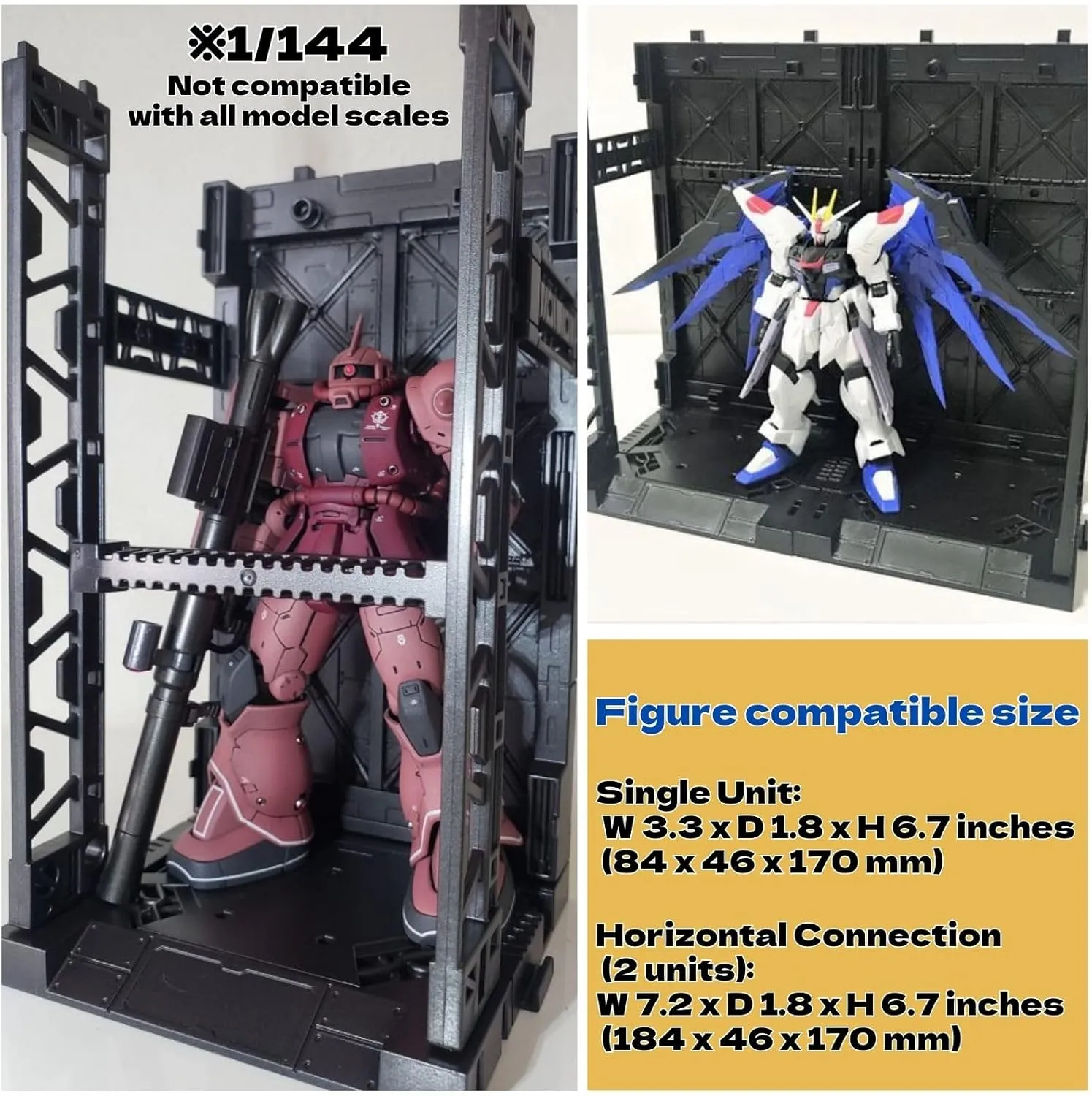 Plastic Model Display Items Set (Plastic Model Gundam Interlocking Display Base x2, Customization Stickers x1, Sanding Stick #120・#240・#600・#800・#1000)