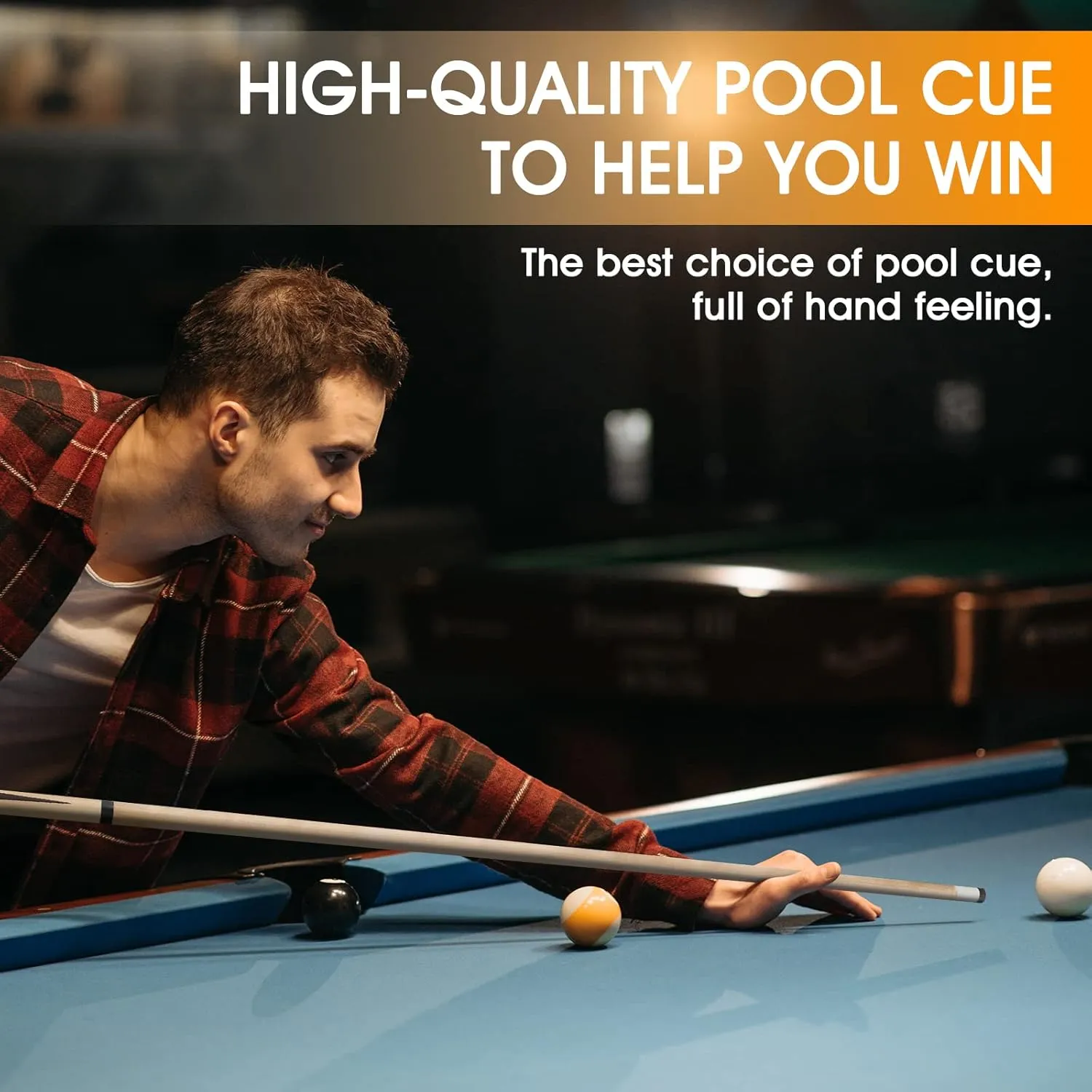 Pool Cue Stick/Billairds cue Stick Pool Stick 58" Set of 2/Set of 4 /Set of 4 20OZ, 48" Set of 2/ Set of 4, with Different Weight/Size/Quantity