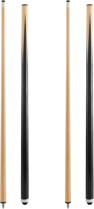 Pool Cue Stick/Billairds cue Stick Pool Stick 58" Set of 2/Set of 4 /Set of 4 20OZ, 48" Set of 2/ Set of 4, with Different Weight/Size/Quantity