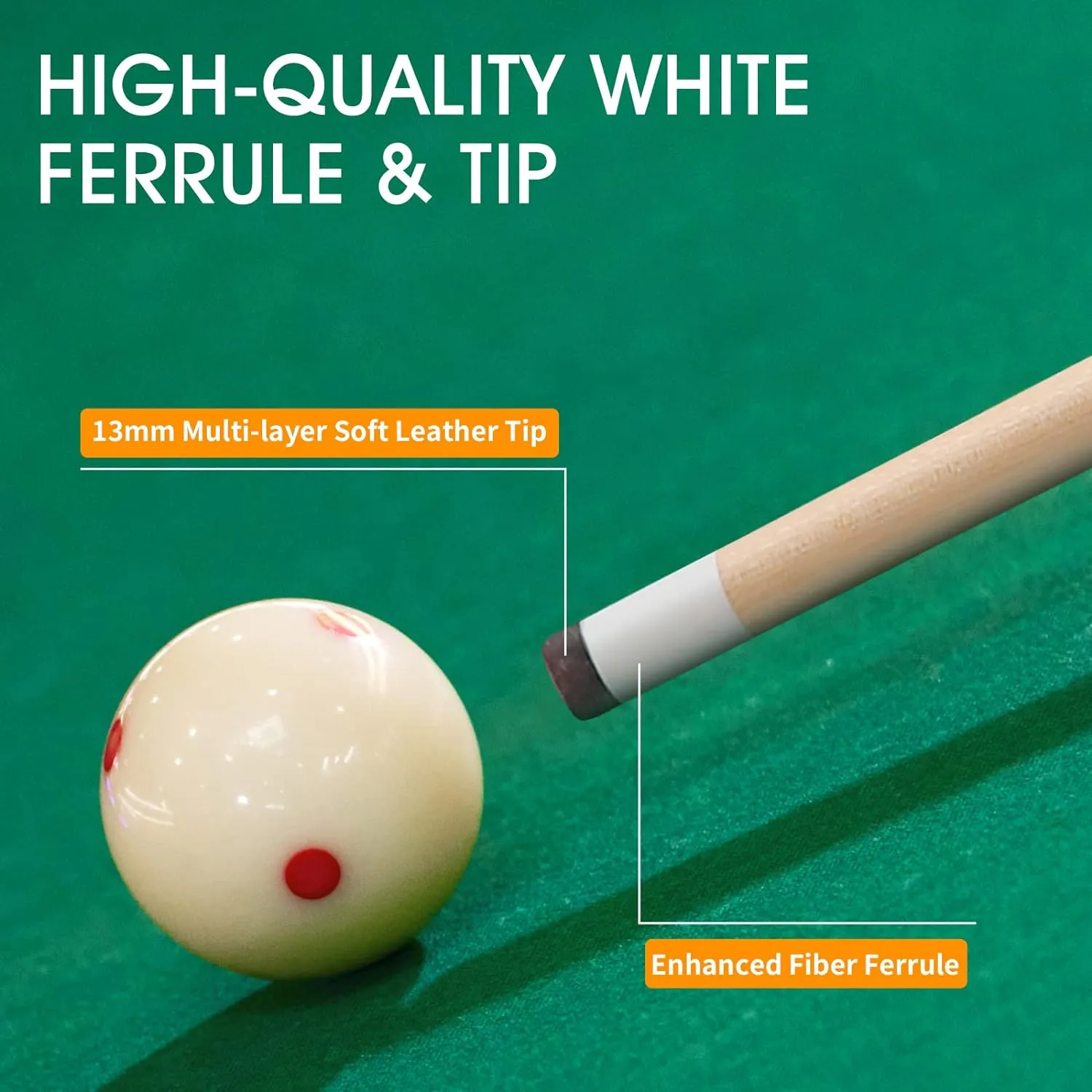 Pool Cue Stick/Billairds cue Stick Pool Stick 58" Set of 2/Set of 4 /Set of 4 20OZ, 48" Set of 2/ Set of 4, with Different Weight/Size/Quantity