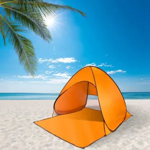 Pop Up Beach Tent for 2-3 Person, UPF50  Anti-UV Sun Shelter w/Storage Bag