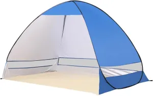 Pop Up Beach Tent, Quick Instant Automatic Portable Anti UV Sun Shelter Tents Fit 2Persons for Outdoor Camping, Park Picnic,Fishing, Baby Beach Tent