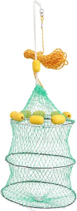 POPETPOP Foldable Fishing Net Fish Protector Multi Float Lightweight Fishing Tool Easy to Store and Use