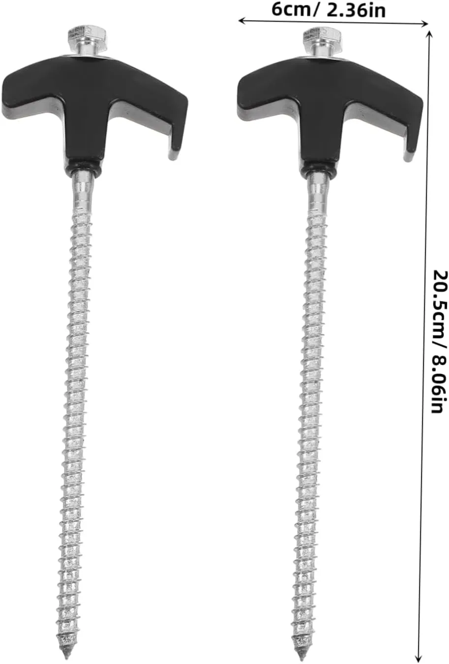 POPETPOP Pack Tent Pegs Heavy Duty Camping Stakes for Tents Windproof Ground Anchors Easy Insert Multi-use Outdoor Stakes