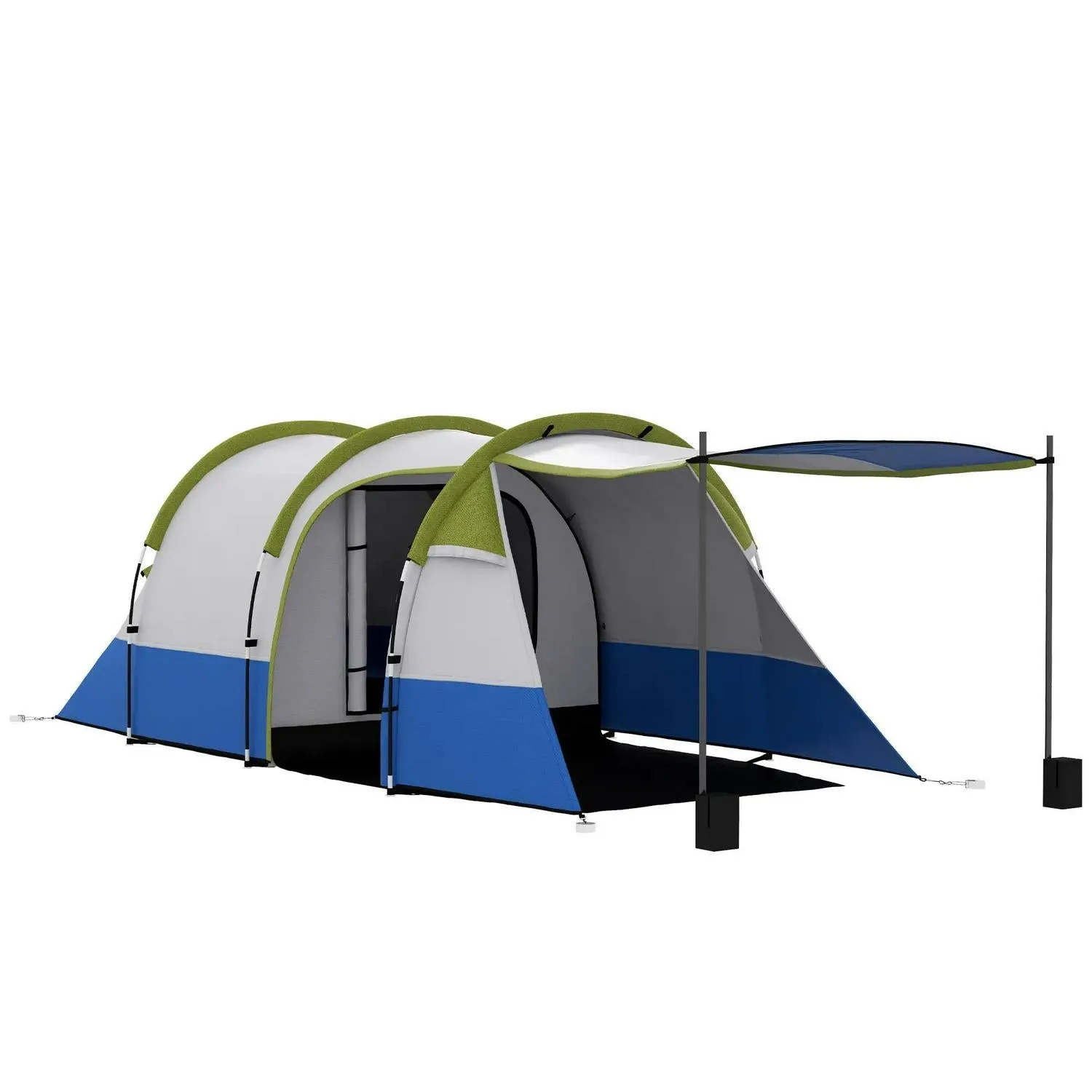 Porch Tent, Time-limited sale Green Award-winning Accessories Man With Two-Room Three And Outsunny -