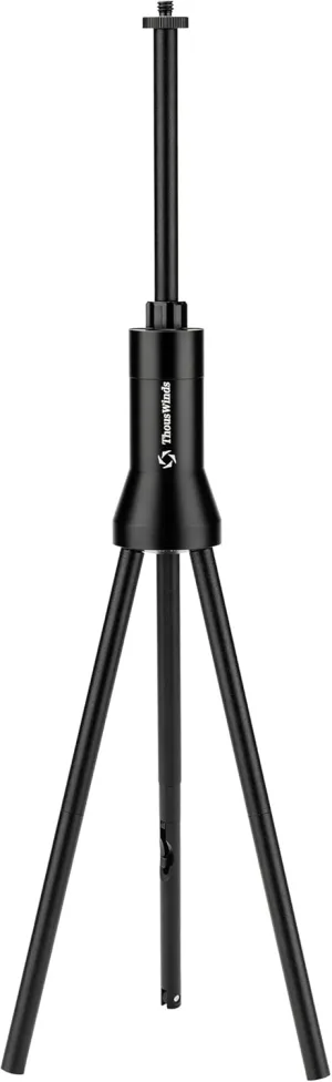 Portable Camping Lantern Stand, Lightweight Folding Lamp Tripod, Collapasible Aluminum Alloy Table Light Stand for Outdoor Backpacking Picnic Fishing BBQ