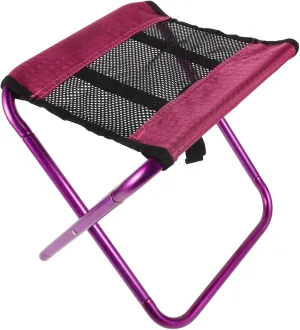 Portable Folding Chair for Outdoor Camping Lightweight Collapsible Stool for Hiking Fishing and Picnics Compact with Oxford Design