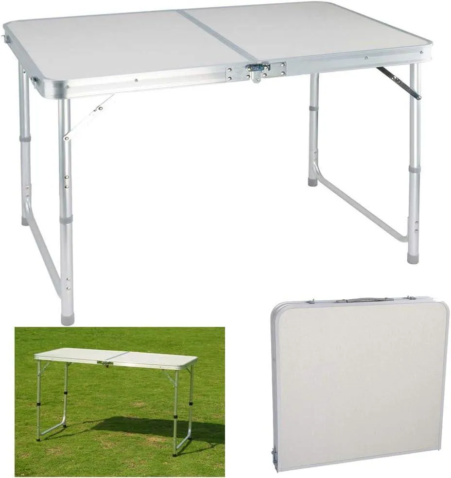 Portable Folding Table 120x60cm – Folding Camping Table for Indoor & Outdoor Use