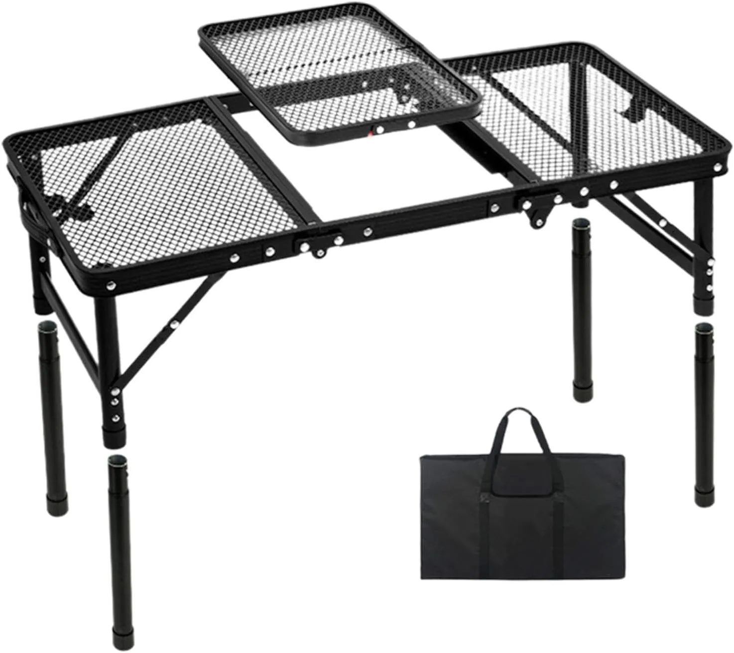 Portable Folding Table - Camping Table with Bag | Outdoor Folding Table | Camp Table | Folding Table for Outside | Small Folding Table | Grill Table | Lightweight Outdoor Table for Camping Picnic BBQ