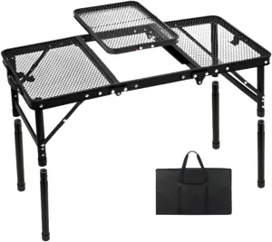 Portable Folding Table - Camping Table with Bag | Outdoor Folding Table | Camp Table | Folding Table for Outside | Small Folding Table | Grill Table | Lightweight Outdoor Table for Camping Picnic BBQ